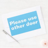 他のドアのシールを使用する 長方形シール (封筒)