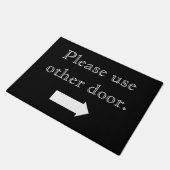 他のドアを使って下さい。 右矢印 ドアマット (アングル)