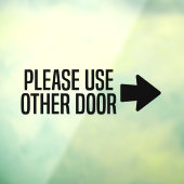 他のドアを使用する ウィンドウサイン (シート3)