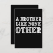 他のバレンタイン贈り物とは違うおもしろい兄弟 出欠カード (正面/裏面)