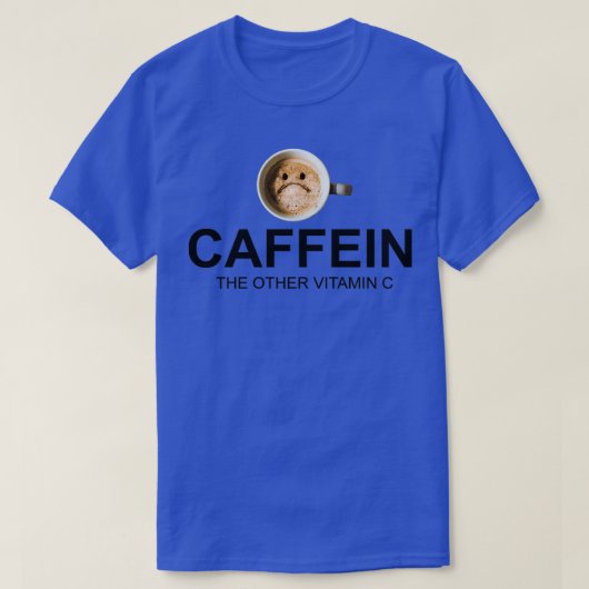 他のビタミンCの販売にカフェイ最高のンを含む Tシャツ (デザイン正面)