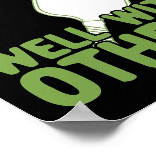 他のピックボールおもしろいプレーヤーとのディンク ポスター (角)