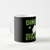 他のピックルボール選おもしろい手と良いディンク コーヒーマグカップ (正面左)