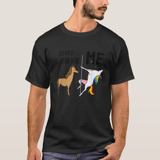 他のユニコーン80歳の誕生日と私のギフト Tシャツ (正面)