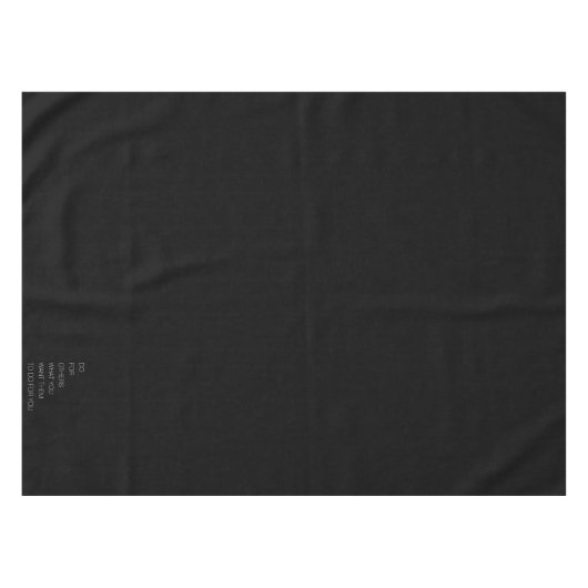 他のユーザーに対して、自分の都合で他のユーザーに対して行う テーブルクロス (正面(横))