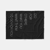 他のユーザーに対して、自分の都合で他のユーザーに対して行う フリースブランケット (正面(横))