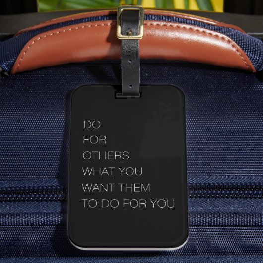 他のユーザーに対して、自分の都合で他のユーザーに対して行う ラゲッジタグ (正面インサイチュ2)