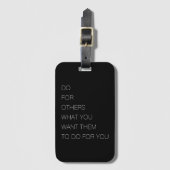 他のユーザーに対して、自分の都合で他のユーザーに対して行う ラゲッジタグ (正面縦)