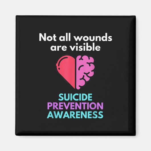 他の与え人に苦しんで自殺だ。自殺 マグネット (正面)