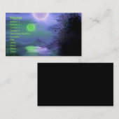 他の世界の空の名刺 名刺 (正面/裏面)