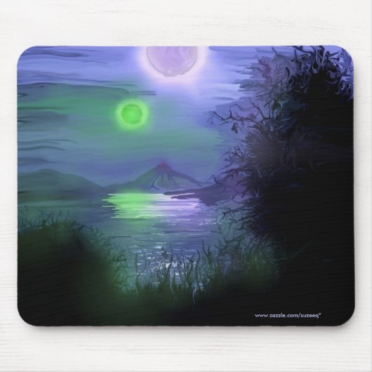 他の世界の空のmousepad マウスパッド (正面)