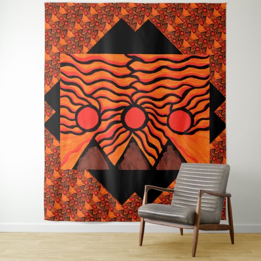 他の世界2のピラミッド タペストリー (インサイチュ)