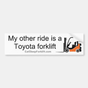 他の乗車のトヨタのフォークリフト- BS バンパーステッカー