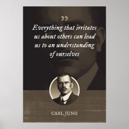 他の人々について私たちをイライラさせるすべてのものは導くことができる ポスター