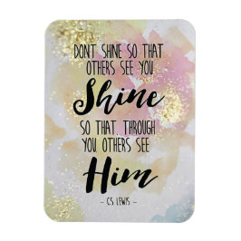 他の人が彼を見るように輝くC.S.ルイス磁石 マグネット