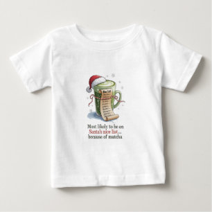 他の人が抹茶を飲んでいる自分に最も可能性が高い ベビーTシャツ