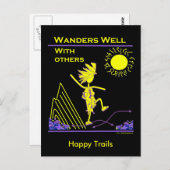 他の人たちと上手に行き来する ポストカード (正面/裏面)