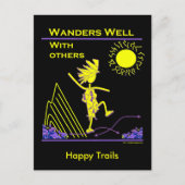 他の人たちと上手に行き来する ポストカード (正面)