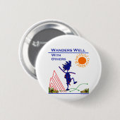 他の人たちと上手に行き来する 缶バッジ (正面&裏面)