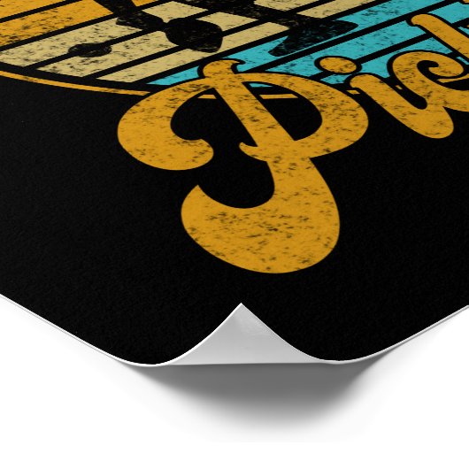 他の人とのディンクPickleballレトロヴィンテージ ポスター (角)