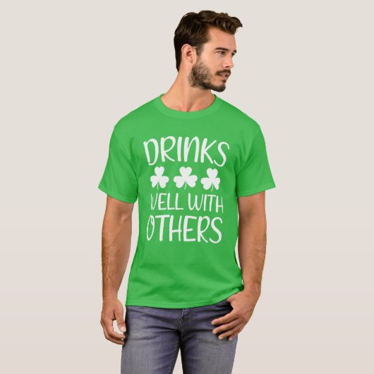 他の人とよく飲むSt patricks dayF Tシャツ (正面フル)