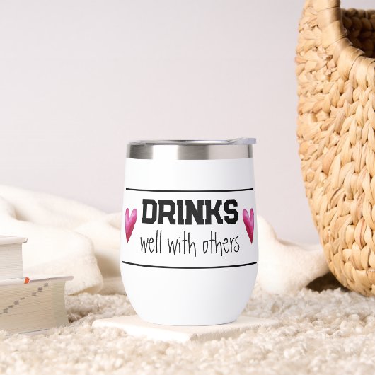 他の人と一緒によく飲む熱ワインタンブラー