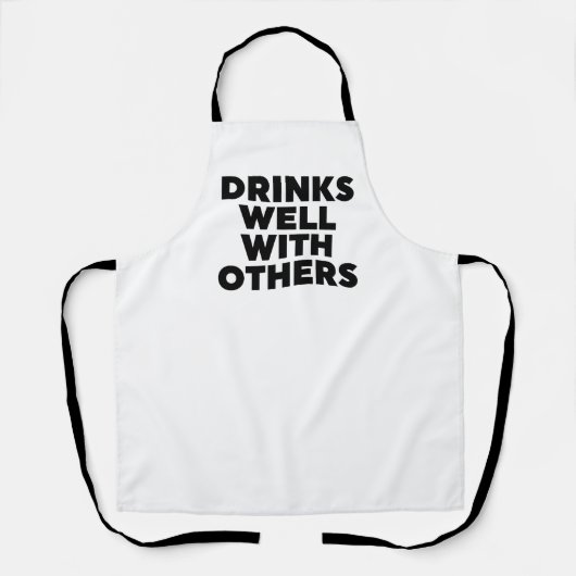他の人と一緒によく飲む エプロン (正面)