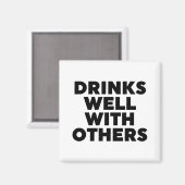 他の人と一緒によく飲む マグネット (正面/裏面)