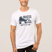 他の人と上手にスケートをする…ほとんどの時間 トライブレンドTシャツ (正面)