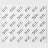 他の人と上手に付き合う鳥 ラッピングペーパー (フラット)