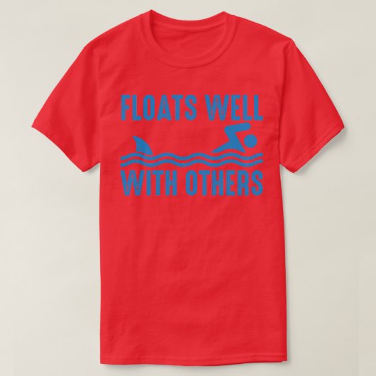 他の人と上手に浮く Tシャツ (デザイン正面)