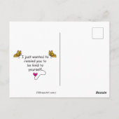 他の人に親切にする_はがき ポストカード (裏面)