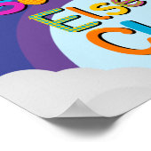 他の人のクラウド教室に入って虹を見る ポスター (角)