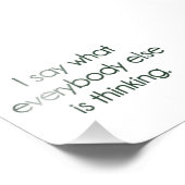 他の人の言うことは何考えるだ フォトプリント (角)