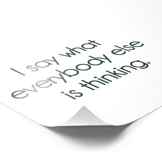 他の人の言うことは何考えるだ フォトプリント            (角)