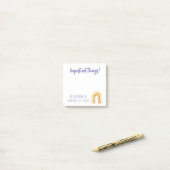 他の人の雲の中に虹を見せカスタムる ポストイット (デスク上)