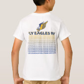 他の人より上に舞い上がる Tシャツ (裏面)