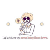 他の人を持ち上げ、持ち下げないようにしなさい Tシャツ