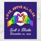 他の何よりも愛ワインラベル ワインラベル (シングルラベル)