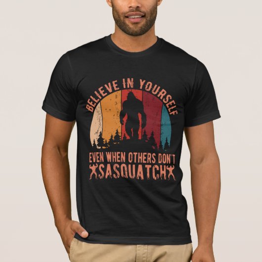 他の信じ人が行わない場合でも自分の中で頑強な態度 Tシャツ (正面)