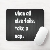 他の全てが失敗したら、昼寝を取る マウスパッド (マウス)