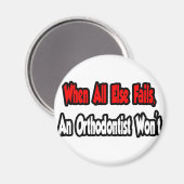 他の全てが失敗した場合、歯科矯正医は マグネット (正面/裏面)