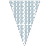 他の可視要素のない白い背景 バンティングフラッグ (第3の旗)