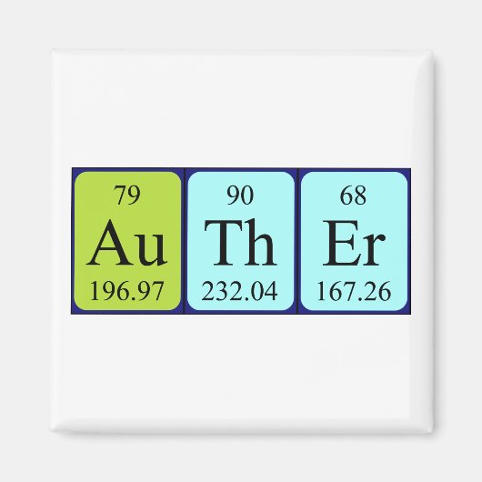 他の周期テーブル名マグネット マグネット (正面)