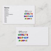 他の国で最も最高の知られているポピーTシャツアンドギフト 名刺 (正面/裏面)