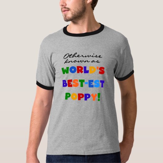 他の国で最も最高の知られているポピーTシャツアンドギフト Tシャツ (正面)