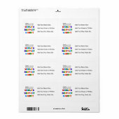 他の場合は最も最高の高いナニー・ギフトとして知られる ラベル (フルシート)