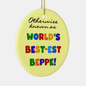 他の場合は最も最高の高い別府として知られる セラミックオーナメント (右)