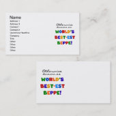 他の場合は最も最高の高い別府として知られる 名刺 (正面/裏面)