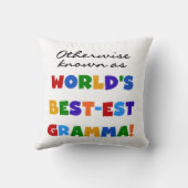 他の場合は最も高い最高のグラマギフトとして知られる クッション (裏面)